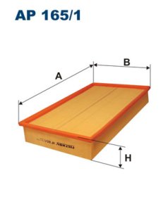 Filtr powietrza FILTRON AP165/1 C35215