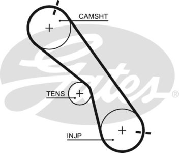 Pasek rozrządu GATES 5560XS 1356839015