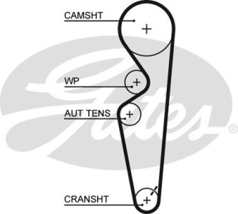 Pasek rozrządu GATES 5431XS 7762910