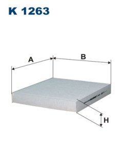 Filtr kabinowy FILTRON K1263 CU19001