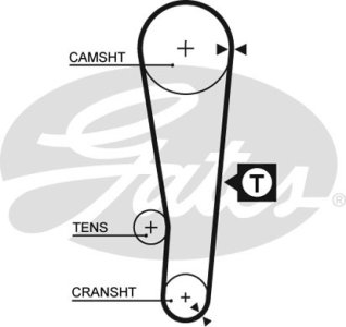 Pasek rozrządu GATES 5386XS 1356816060