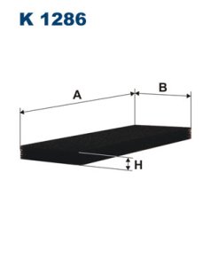 Filtr kabinowy FILTRON K1286 CU3001