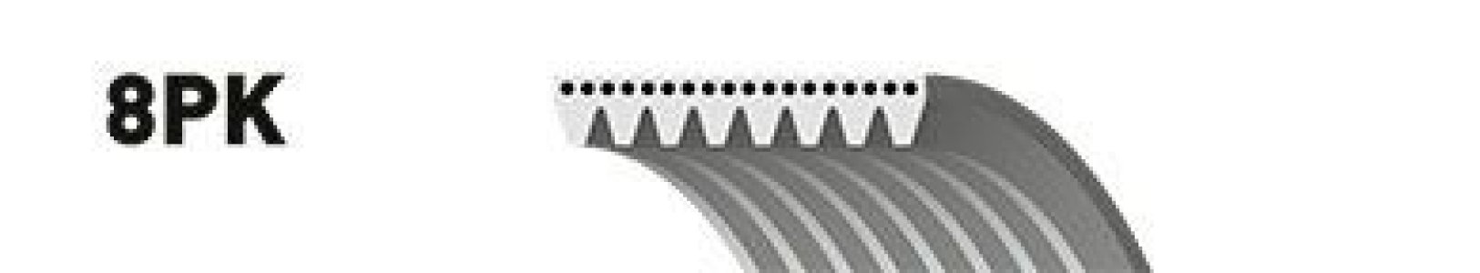 Pasek wielorowkowy GATES 8PK1460ES 