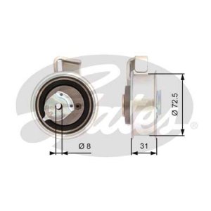 Rolka napinacza GATES T43072 06B109243C