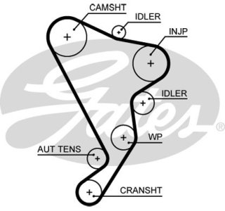 Pasek rozrządu GATES 5661XS 