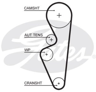 Pasek rozrządu GATES 5670XS 211161006040