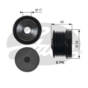 Sprzęgło alternatora GATES OAP7158 