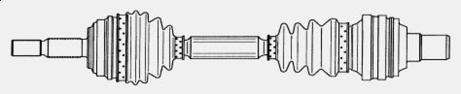 Półoś napędowa LÖBRO 303079 