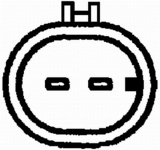 Czujnik obrotów wału korbowego HELLA 6PU 009 163-401 73502752