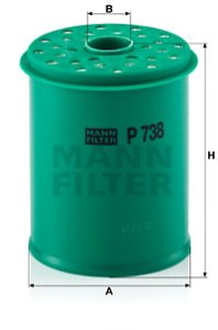 Filtr paliwa MANN-FILTER P738X 