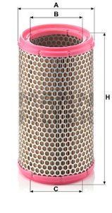 Filtr powietrza MANN-FILTER C1589/3 C15893