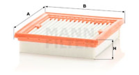 Filtr powietrza MANN-FILTER C1618 