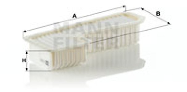 Filtr powietrza MANN-FILTER C3318 1780170050