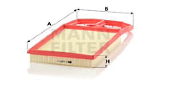 Filtr powietrza MANN-FILTER C4287/2 C42872