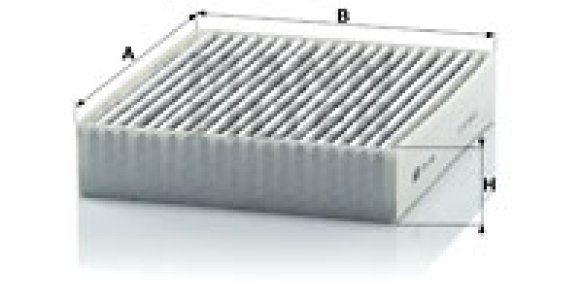 Filtr kabinowy MANN-FILTER CUK1830 