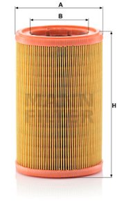 Filtr powietrza MANN-FILTER C1480 