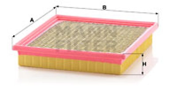 Filtr powietrza MANN-FILTER C24100 