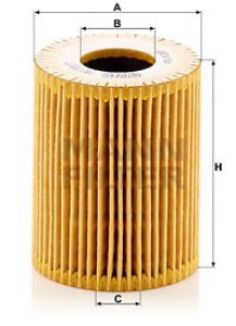 Filtr oleju MANN-FILTER HU7017Z 