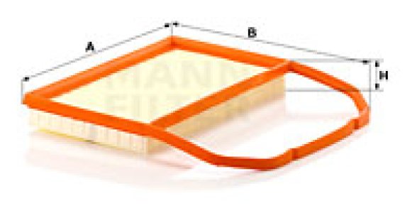 Filtr powietrza MANN-FILTER C29015 