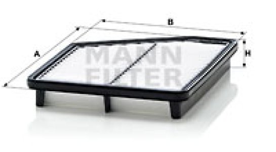 Filtr powietrza MANN-FILTER C2421 