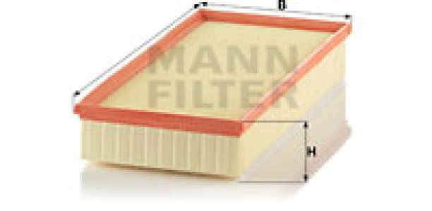 Filtr powietrza MANN-FILTER C39002 