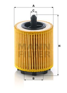 Filtr oleju MANN-FILTER HU6007X 
