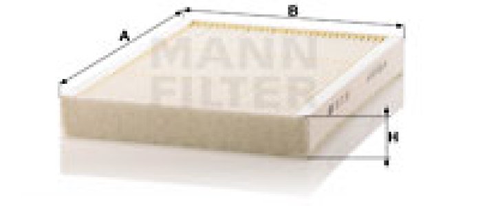 Filtr kabinowy MANN-FILTER CU31001 