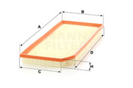 Filtr powietrza MANN-FILTER C41002 