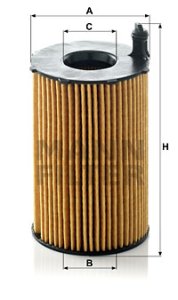 Filtr oleju MANN-FILTER HU8005Z 