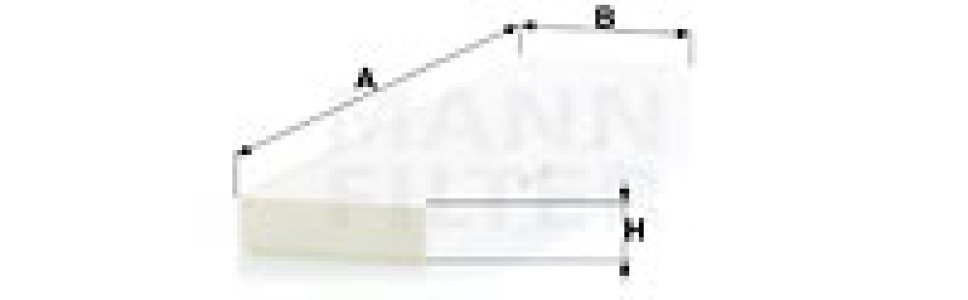 Filtr kabinowy MANN-FILTER CU5257 