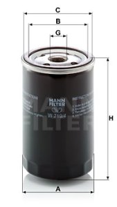 Filtr oleju MANN-FILTER W719/4 W7194
