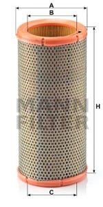 Filtr powietrza MANN-FILTER C1399/2 C13992