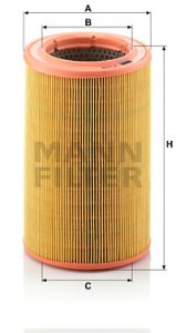 Filtr powietrza MANN-FILTER C14115 