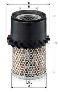 Filtr powietrza MANN-FILTER C14138/1 C141381