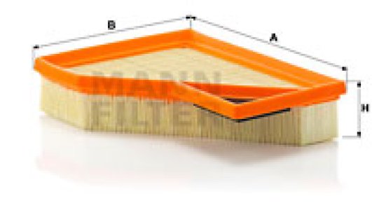 Filtr powietrza MANN-FILTER C2245 