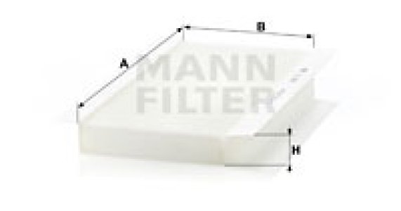 Filtr kabinowy MANN-FILTER CU3567 