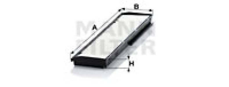 Filtr kabinowy MANN-FILTER CU3822-2 CU38222
