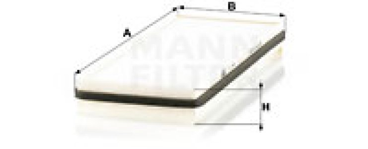 Filtr kabinowy MANN-FILTER CU3840 