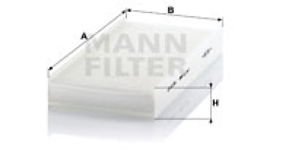 Filtr kabinowy MANN-FILTER CU3847 