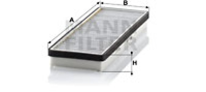 Filtr kabinowy MANN-FILTER CU3855 