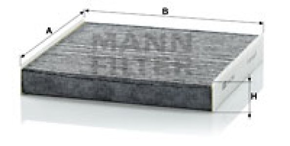 Filtr kabinowy MANN-FILTER CUK2245 