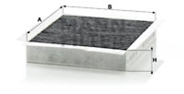 Filtr kabinowy MANN-FILTER CUK2338 