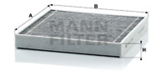 Filtr kabinowy MANN-FILTER CUK2339 