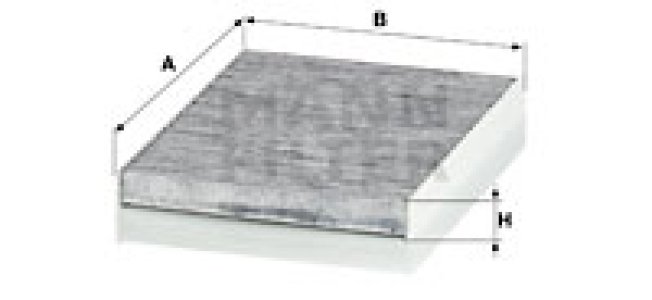 Filtr kabinowy MANN-FILTER CUK2422 