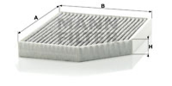 Filtr kabinowy MANN-FILTER CUK2450 