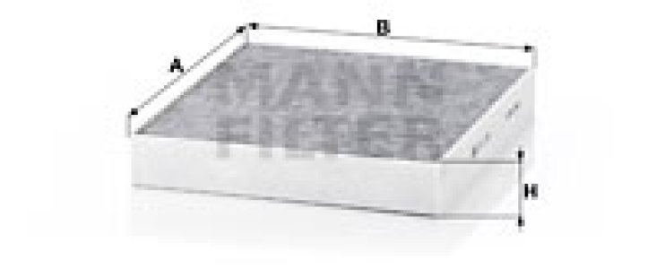 Filtr kabinowy MANN-FILTER CUK2559 