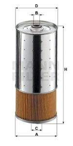 Filtr oleju MANN-FILTER PF1055/1N PF10551N
