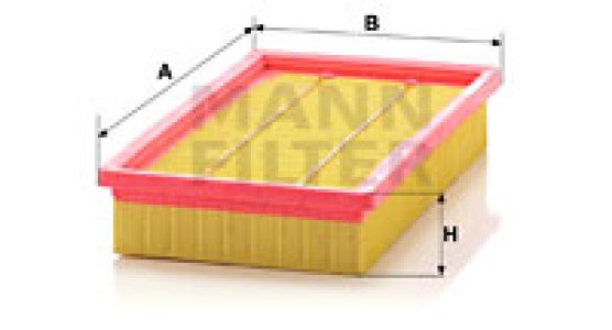 Filtr powietrza MANN-FILTER C2892 