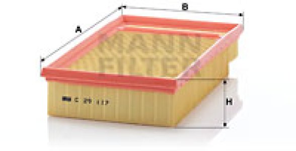 Filtr powietrza MANN-FILTER C29117 