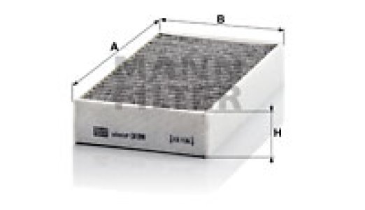 Filtr kabinowy MANN-FILTER CUK2646-2 CUK26462